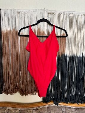 Red Wild Fable cheeky, high leg swimsuit; brand new with tags, never worn!